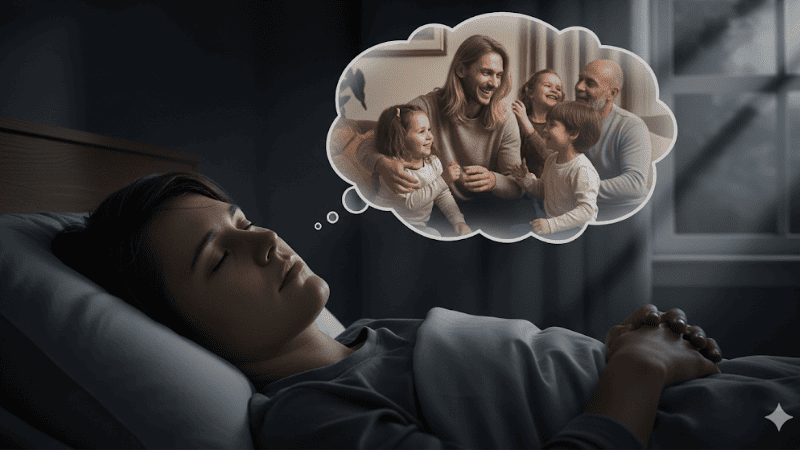 Mơ thấy người yêu cũ cùng người thân